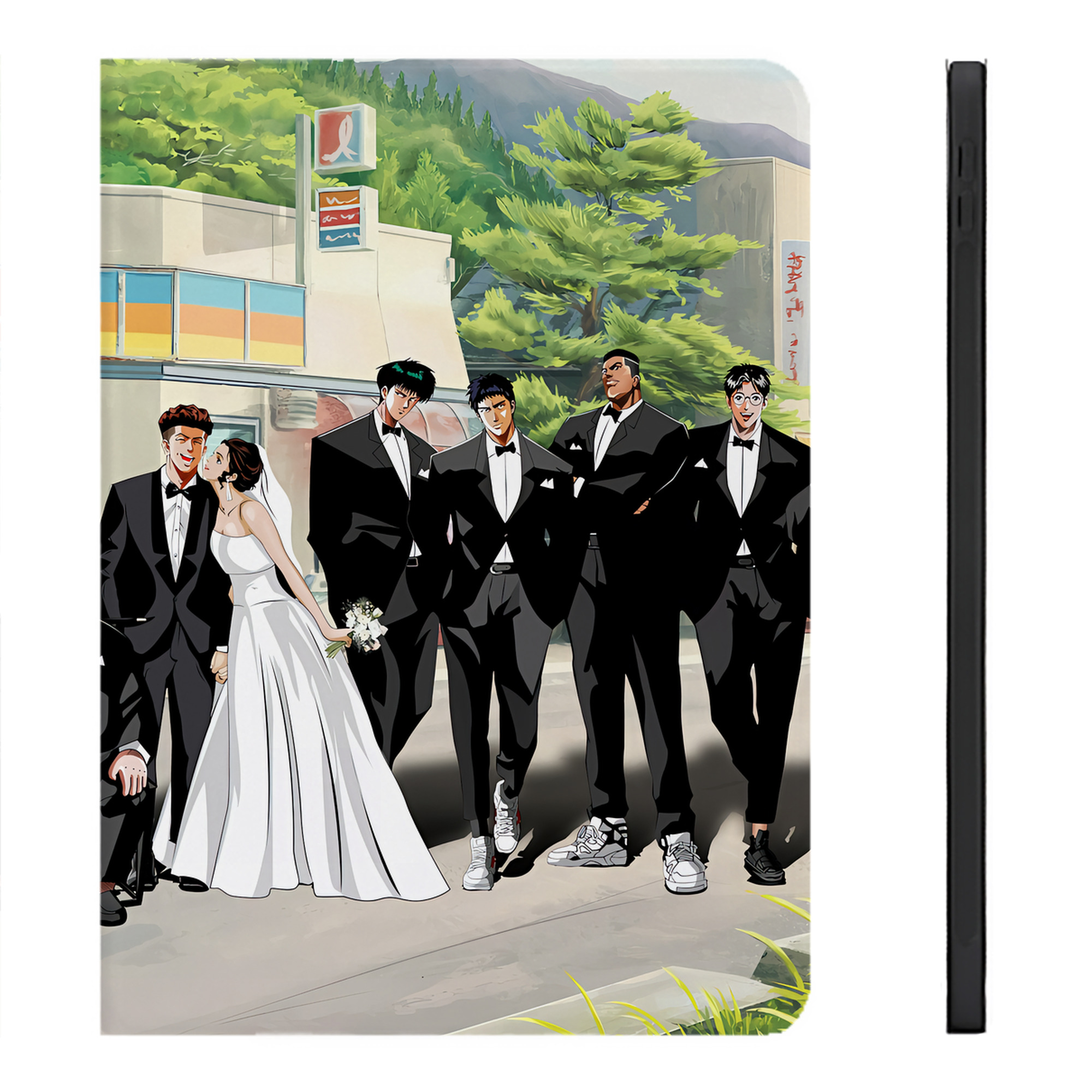 （画像用） SLAM DUNK／スラムダンク IPadケース ペンホルダー付き ブックスタイルデザイン